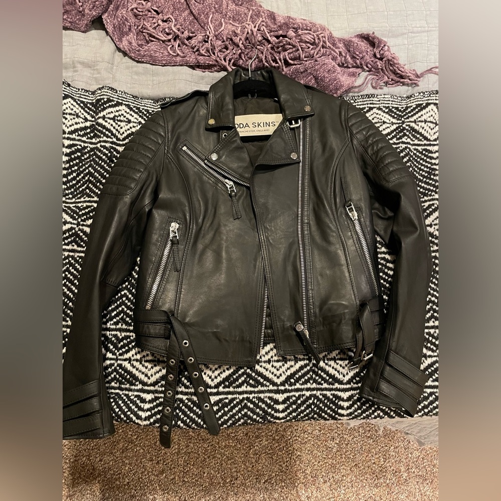 BODA SKINS LEATHER MOTORCYCLE JACKET